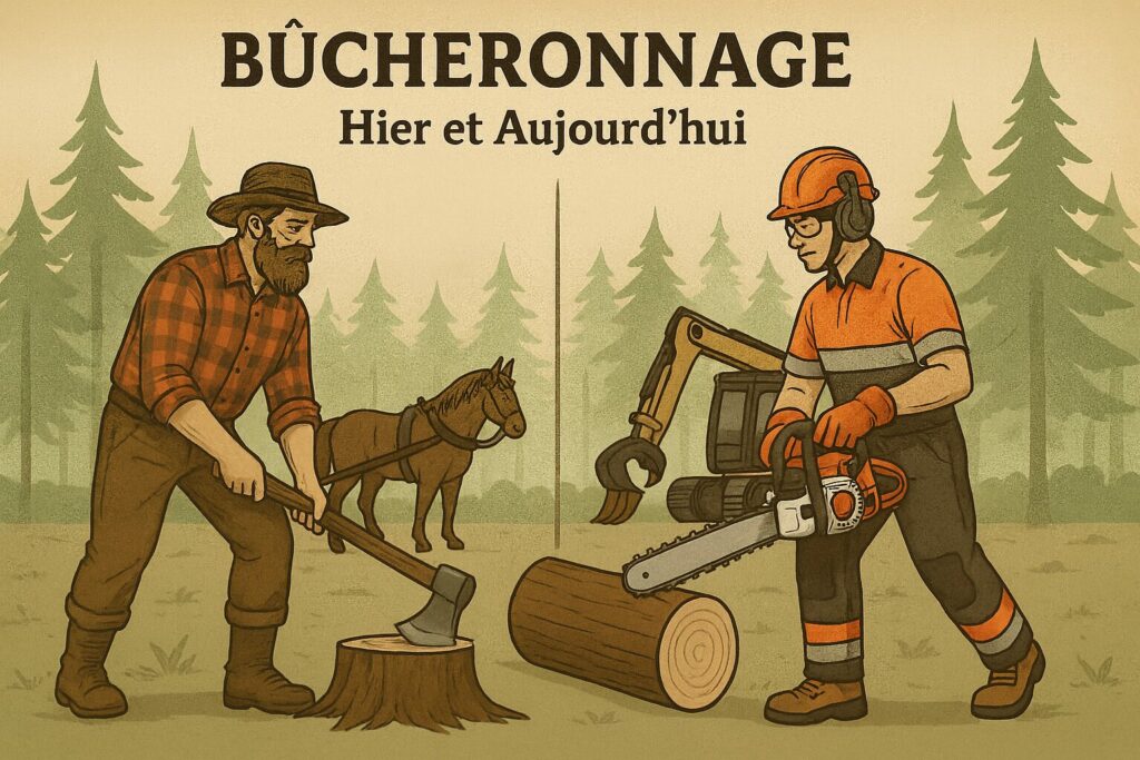 Bucheronnage hier et aujourd'hui